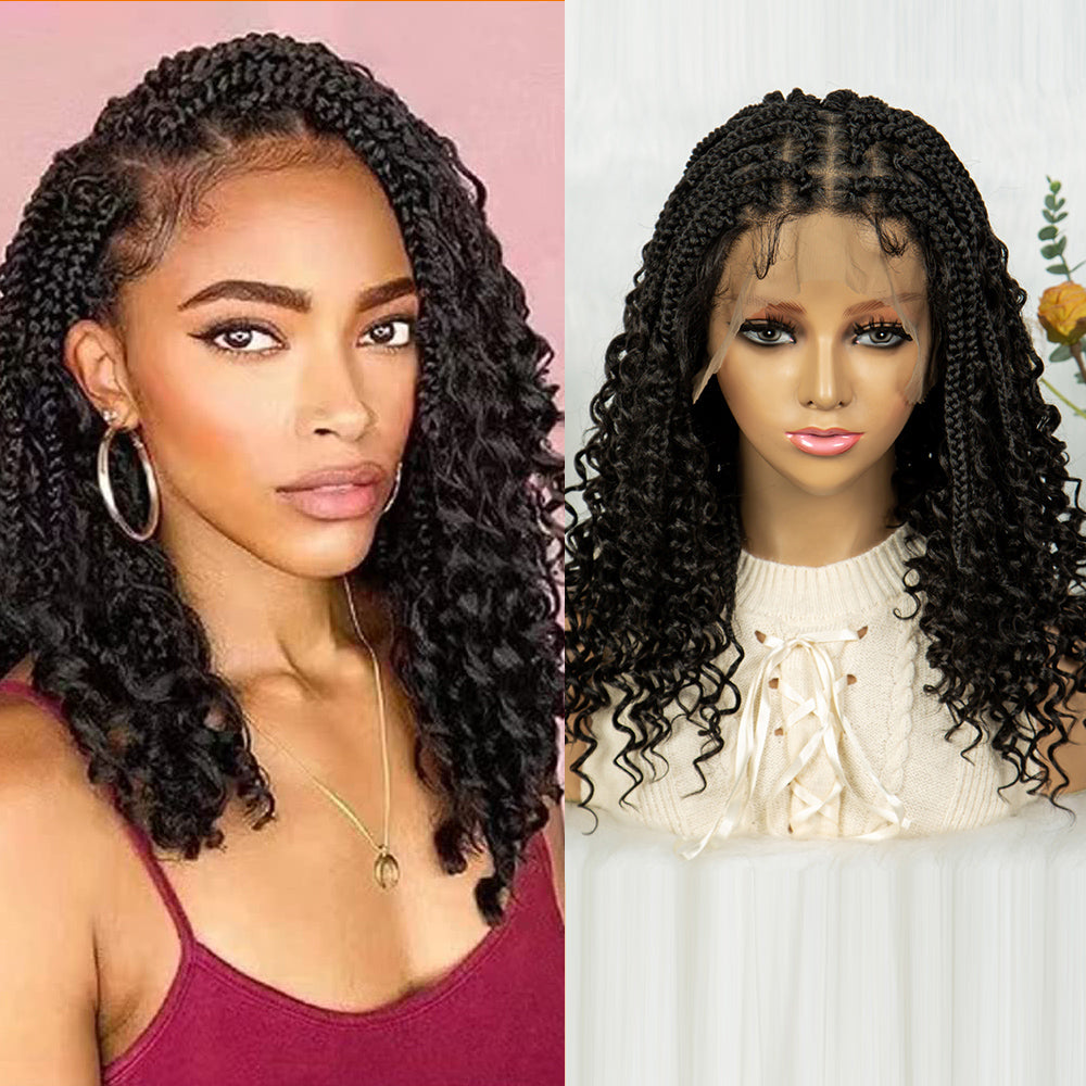 [SA]HOT SALE🔥 Anytime 16 inches Full Lace Synthetic Braided Wig